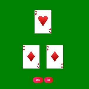 A small picture of a blackjack board